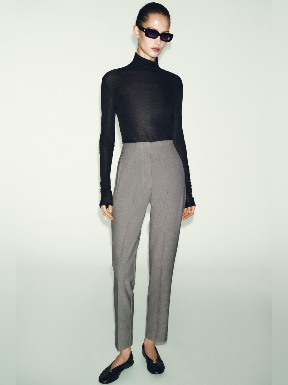 🖤 Zara High-Waisted Pants
